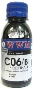 Чернила WWM Canon C06|B  90гр black